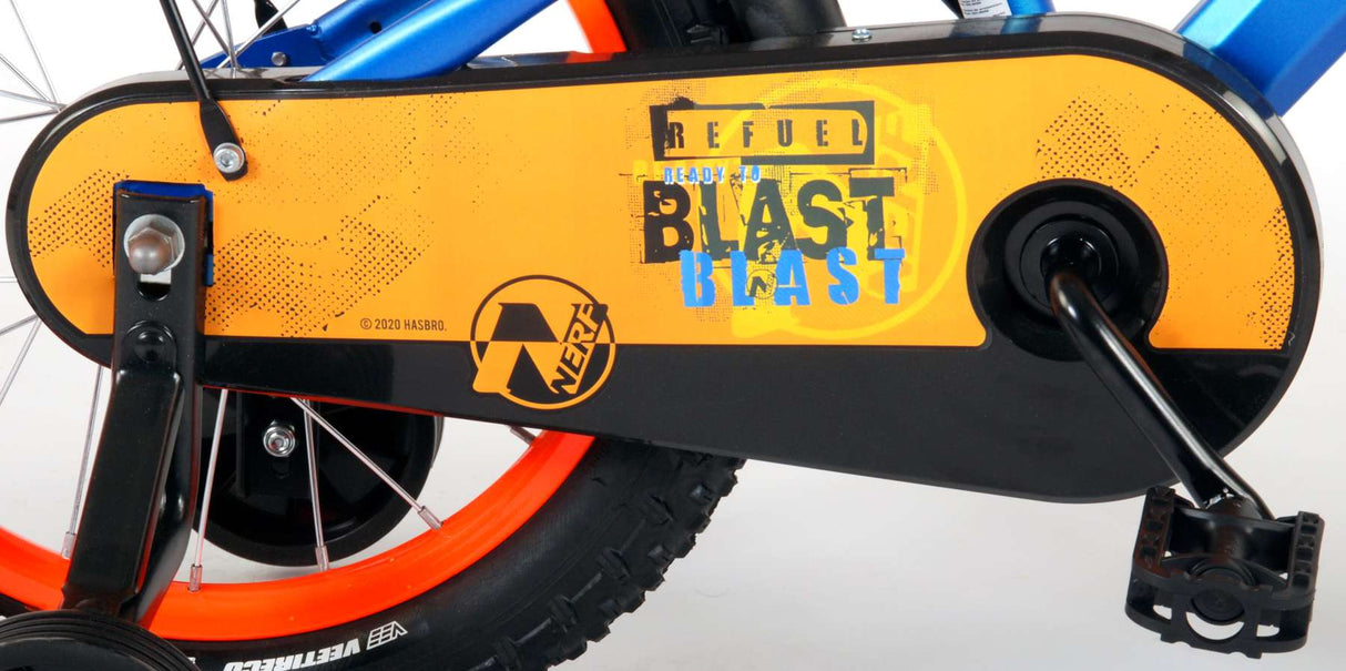 Volare NERF 16-Zoll-Bike Satinblau - Sicherheit, Komfort und Spaß für Ihr Kind!
