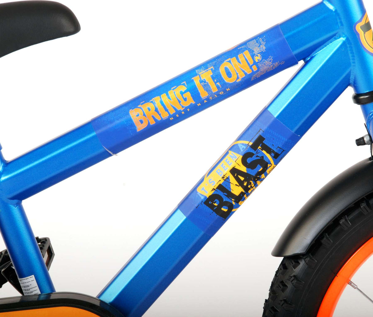 Volare NERF 16-Zoll-Bike Satinblau - Sicherheit, Komfort und Spaß für Ihr Kind!