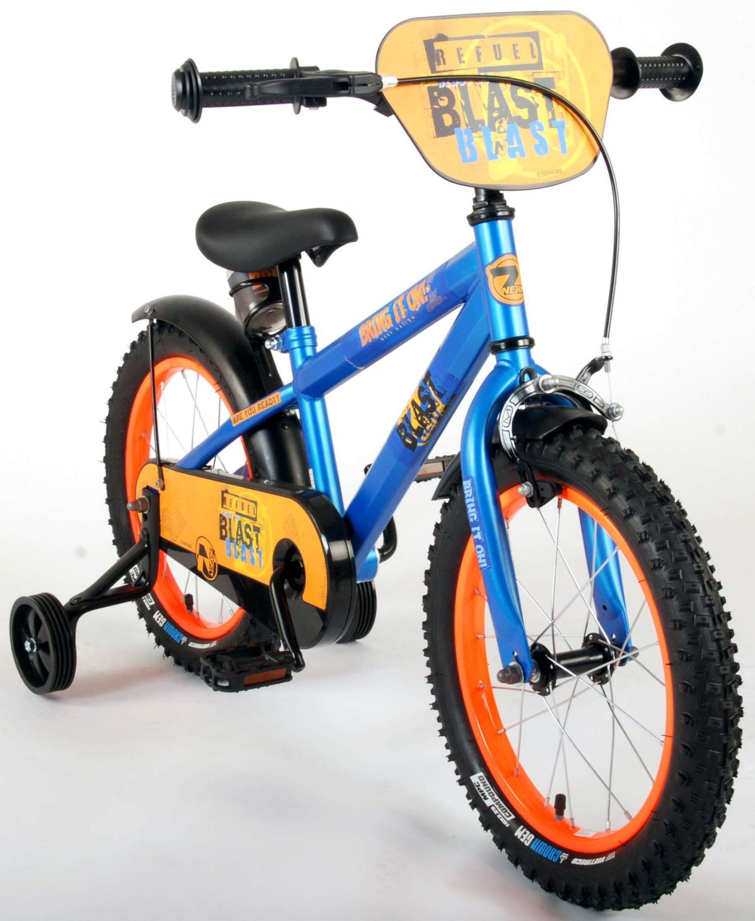 Volare NERF 16-Zoll-Bike Satinblau - Sicherheit, Komfort und Spaß für Ihr Kind!
