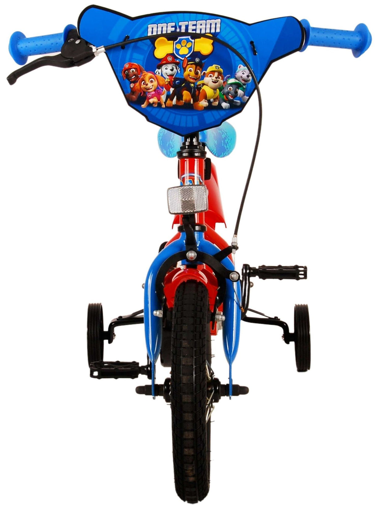 Volare Paw Patrol Kinderfahrrad - Jungen - 12 Zoll - Rot / Blau