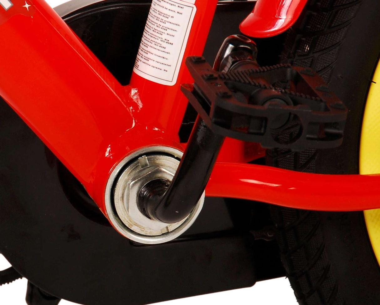 Volare Paw Patrol Kinderfahrrad - Jungen - 14 Zoll - Rot/Blau