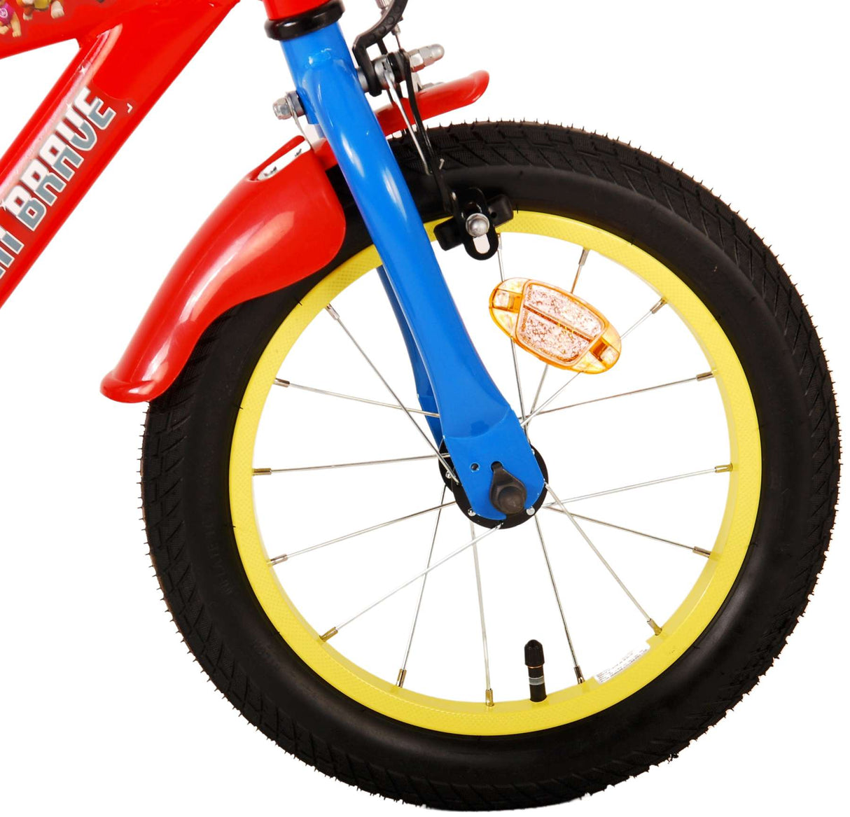 Volare Paw Patrol Kinderfahrrad - Jungen - 14 Zoll - Rot/Blau