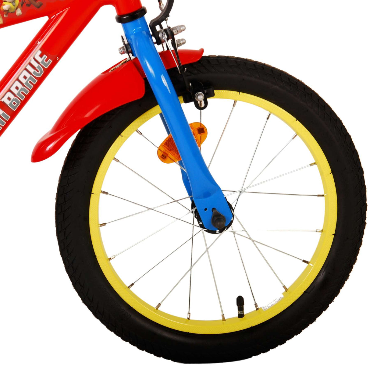 Paw Patrol Kinderfahrrad - Jungen - 16 Zoll - Rot Blau