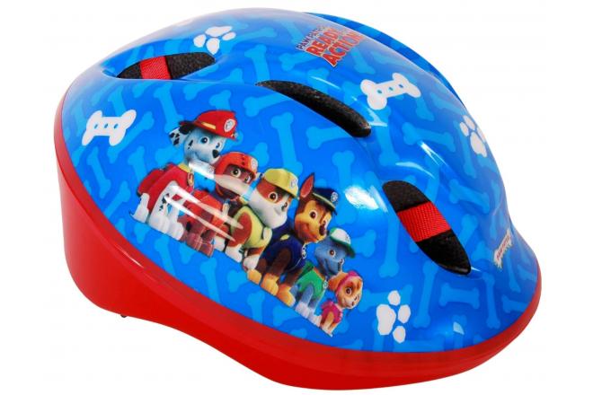 Kinderfahrradhelm mit Paw Patrol-Verzierungen, blau