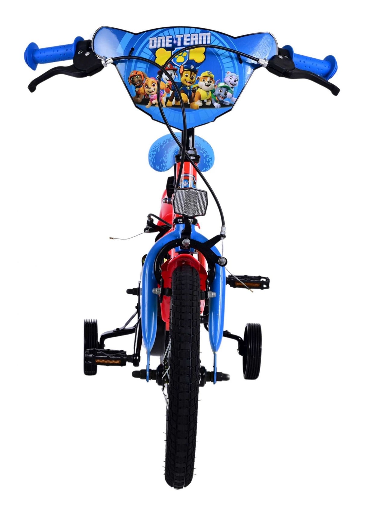 Volare Paw Patrol Kinderfahrrad - Jungen - 14 Zoll - Blau - Zwei handbremsen