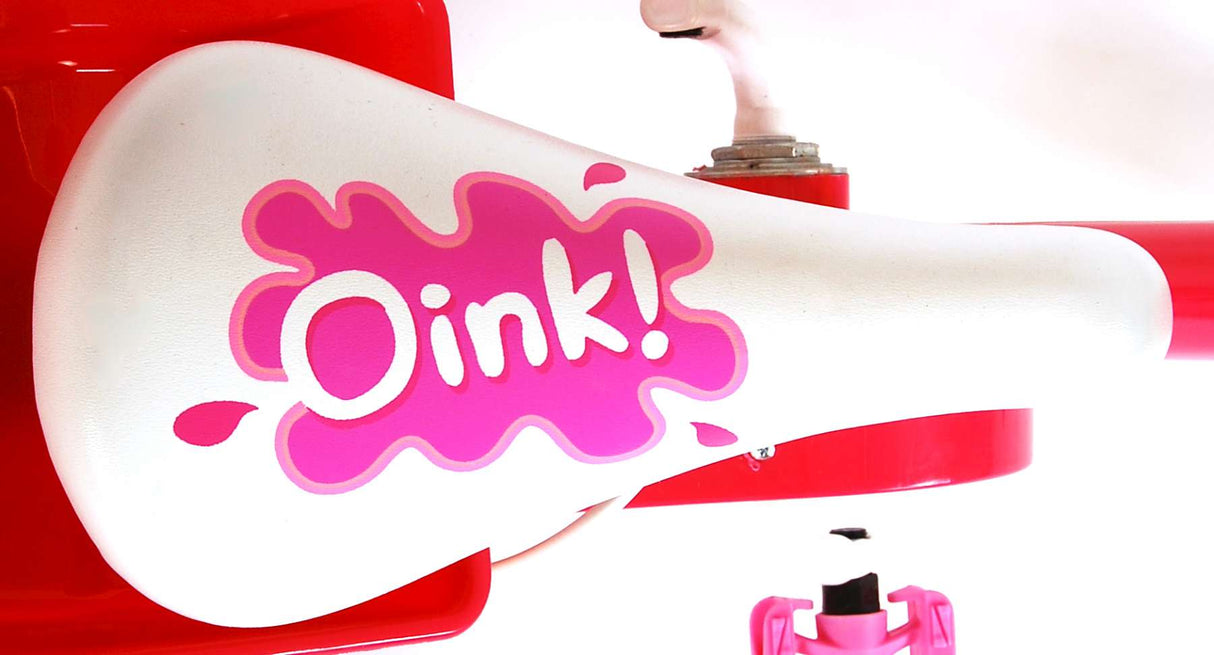 Volare Peppa Pig Kinderfahrrad - Mädchen - 12 Zoll - Pink - Zwei Handbremsen