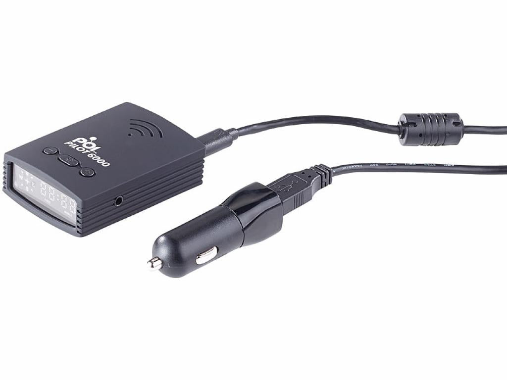 POI Pilot 6000 GPS Blitzer und Radarwarner Gefahren-Warner mit POI-Daten für Europa