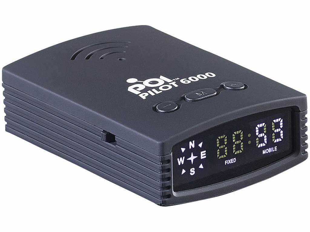 POI Pilot 6000 GPS Blitzer und Radarwarner Gefahren-Warner mit POI-Daten für Europa