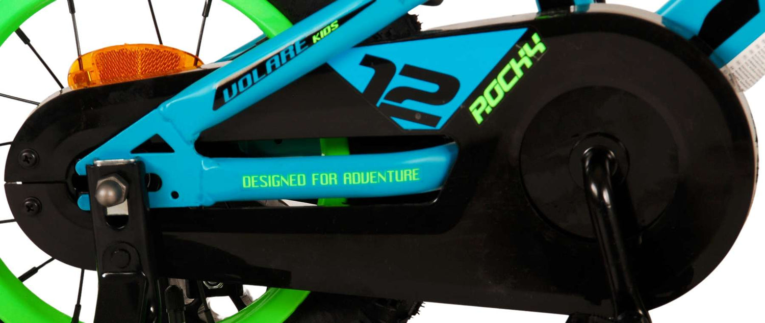 Volare Rocky Kinderfahrrad - Jungen - 12 Zoll - Grün