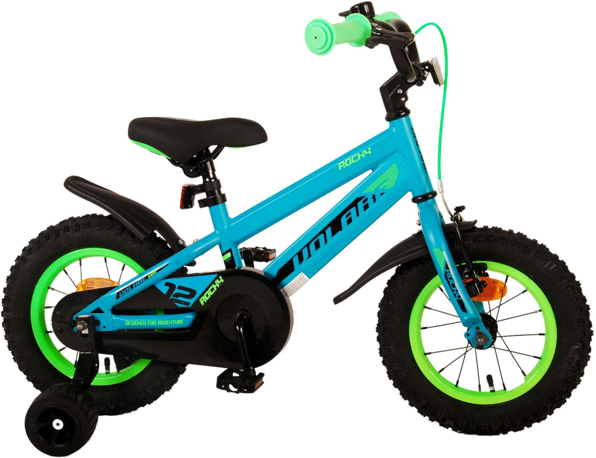 Volare Rocky Kinderfahrrad - Jungen - 12 Zoll - Grün