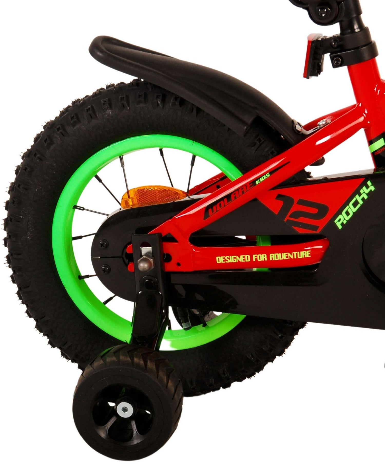 Volare Rocky Kinderfahrrad - Jungen - 12 Zoll - Rot