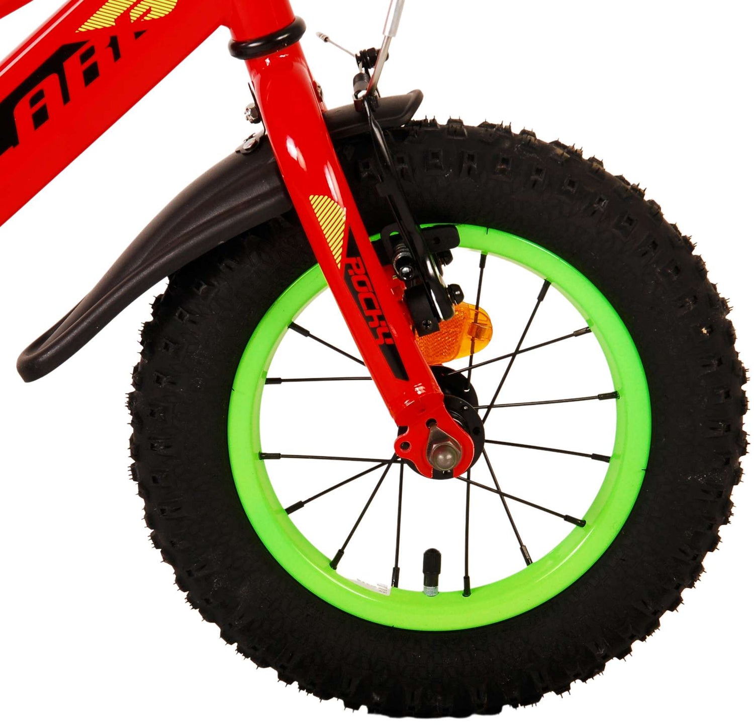 Volare Rocky Kinderfahrrad - Jungen - 12 Zoll - Rot