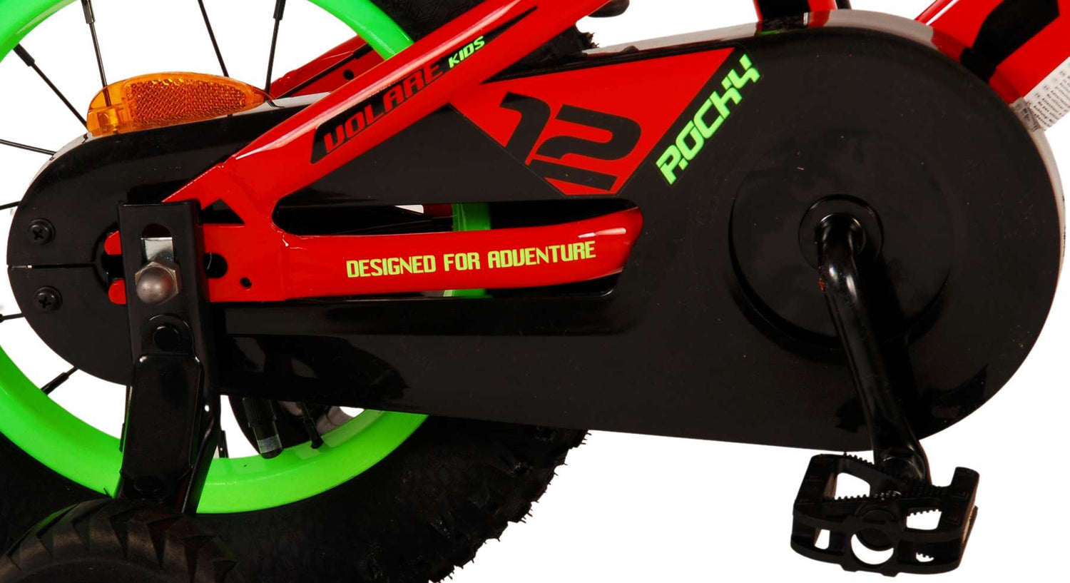 Volare Rocky Kinderfahrrad - Jungen - 12 Zoll - Rot