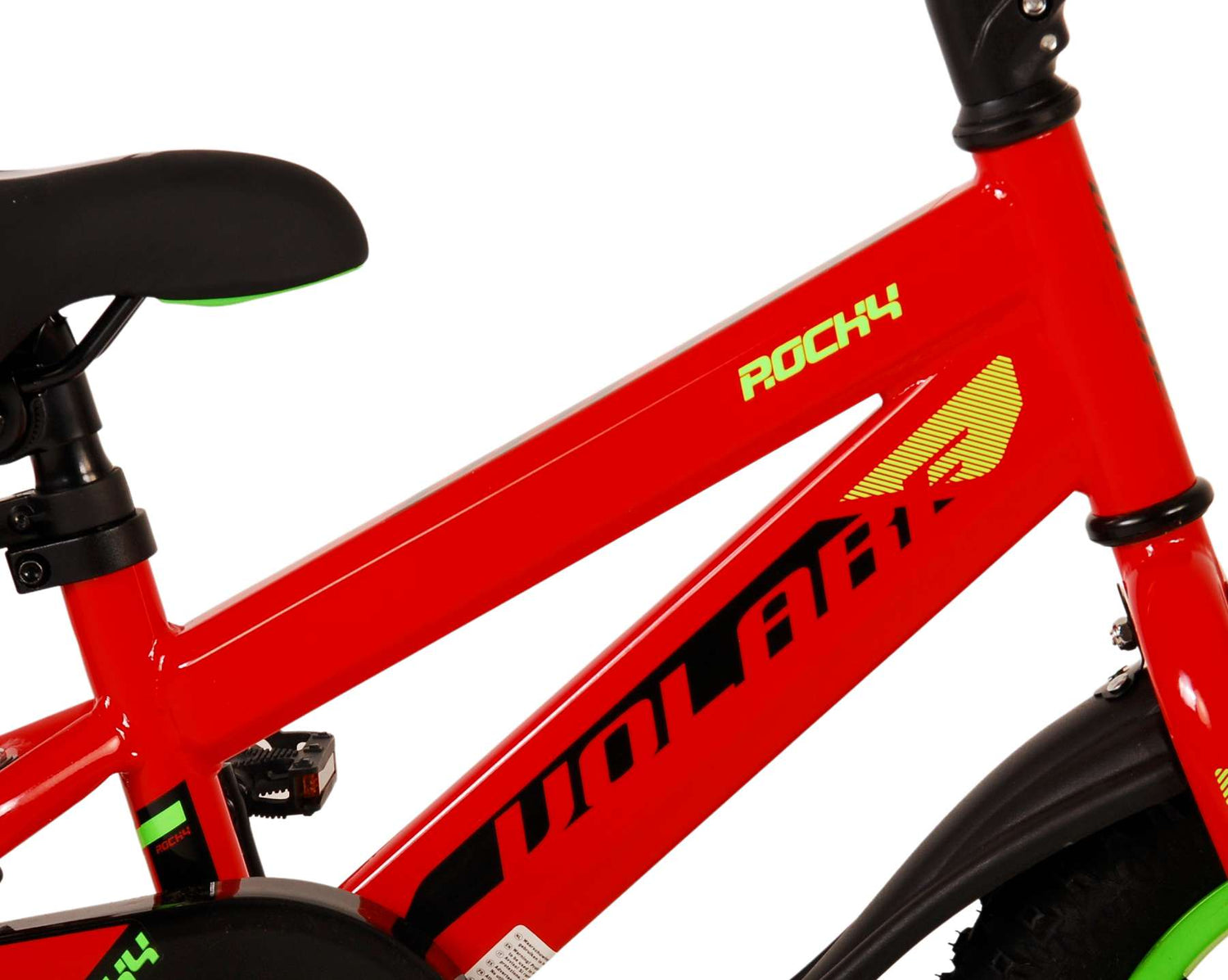 Volare Rocky Kinderfahrrad - Jungen - 12 Zoll - Rot
