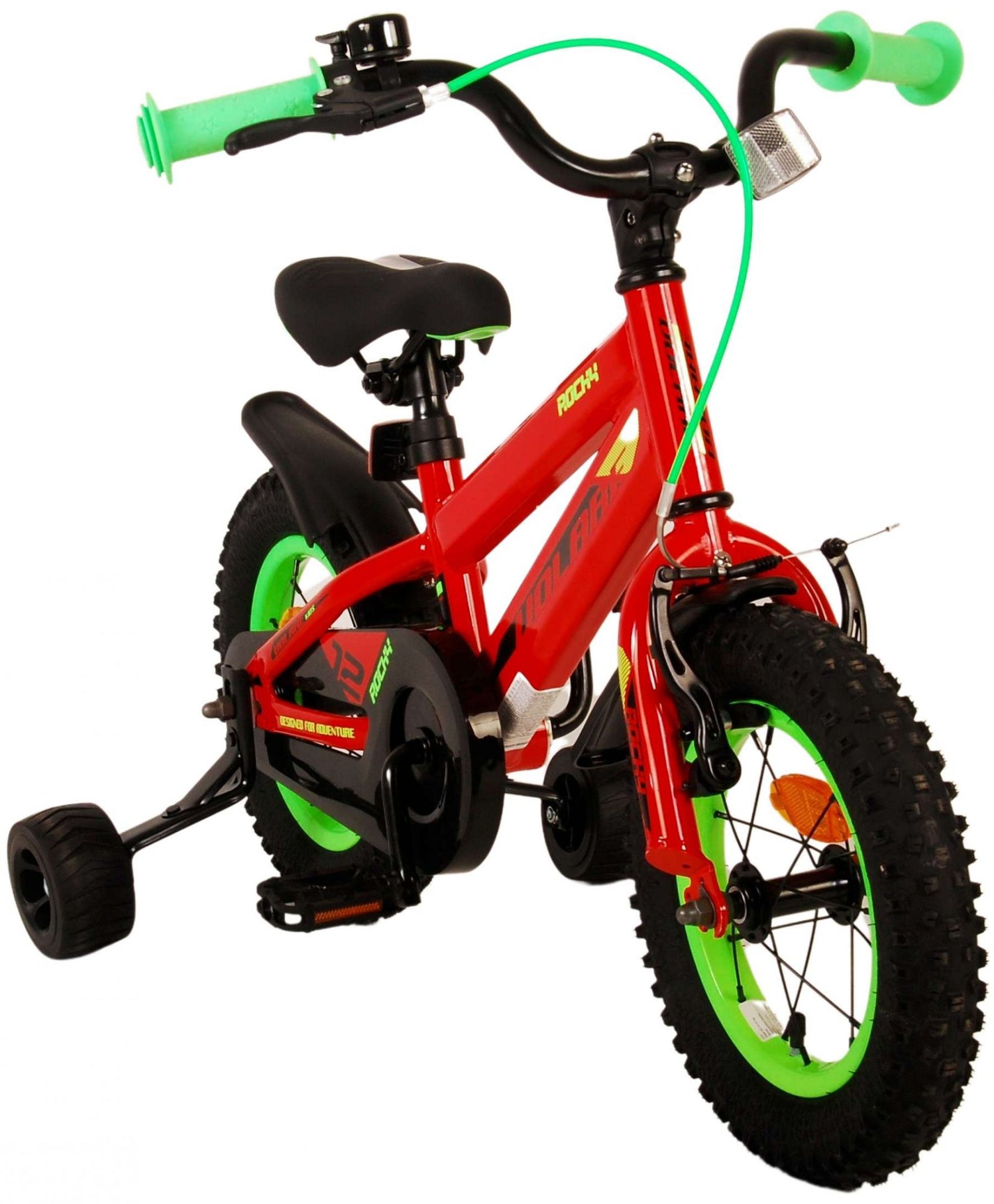 Volare Rocky Kinderfahrrad - Jungen - 12 Zoll - Rot