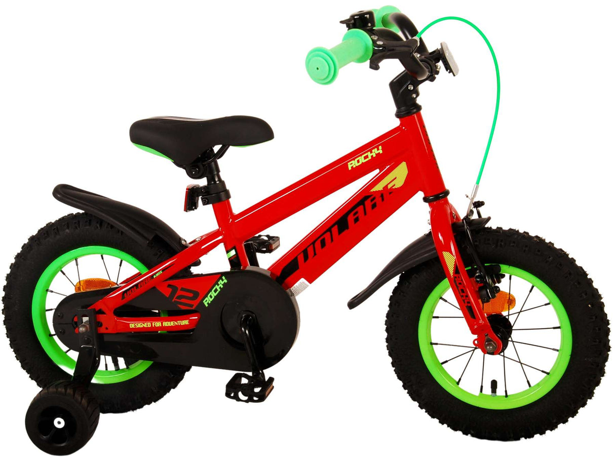 Volare Rocky Kinderfahrrad - Jungen - 12 Zoll - Rot