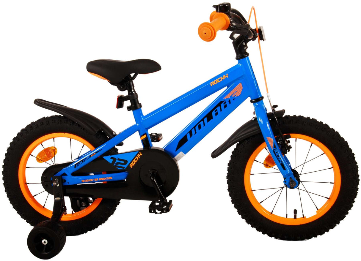Volare Rocky Kinderfahrrad - Jungen - 14 Zoll - Blau