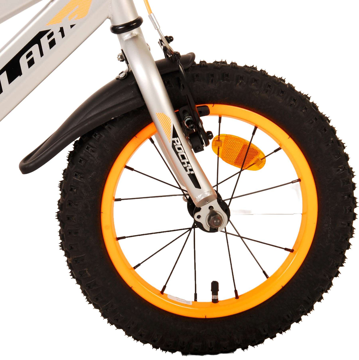 Volare Rocky Kinderfahrrad - Jungen - 14 Zoll - Grau