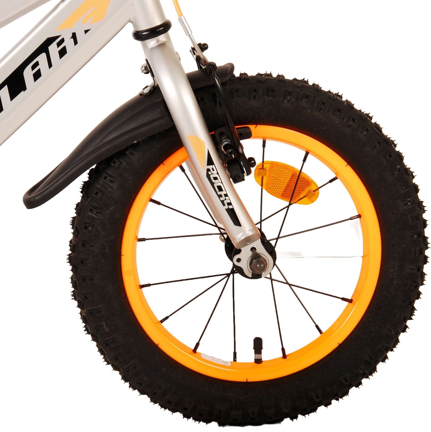 Volare Rocky Kinderfahrrad - Jungen - 14 Zoll - Grau