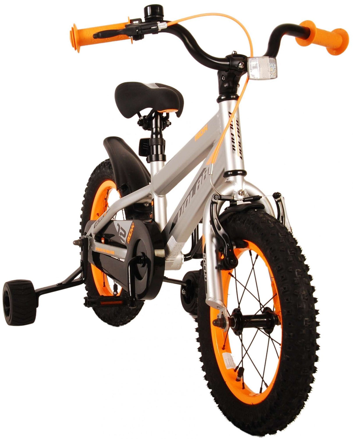 Volare Rocky Kinderfahrrad - Jungen - 14 Zoll - Grau