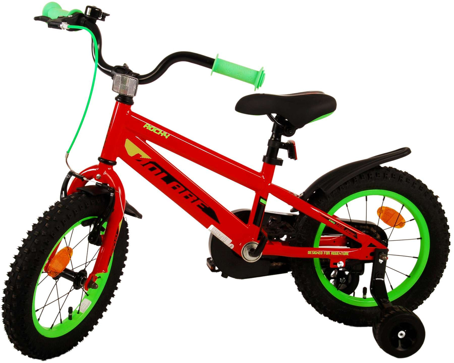 Volare Rocky Kinderfahrrad - Jungen - 14 Zoll - Rot