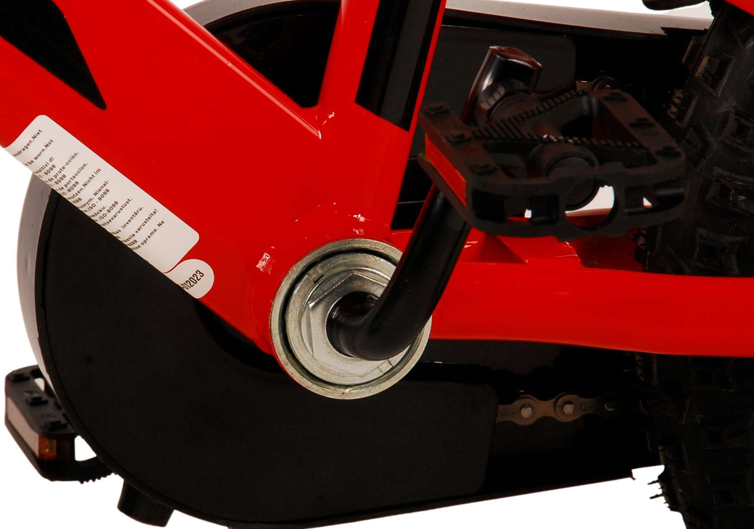 Volare Rocky Kinderfahrrad - Jungen - 14 Zoll - Rot