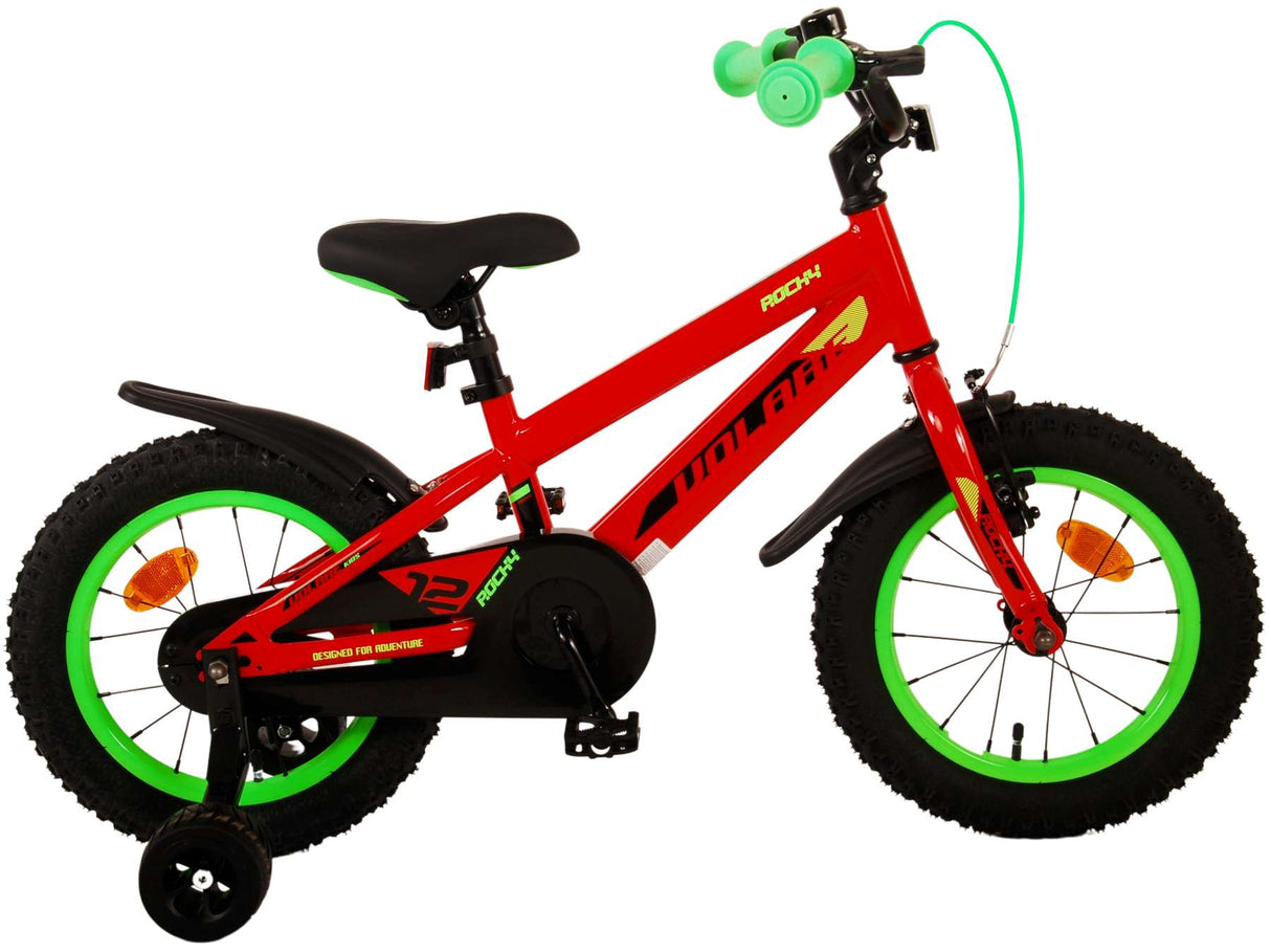 Volare Rocky Kinderfahrrad - Jungen - 14 Zoll - Rot