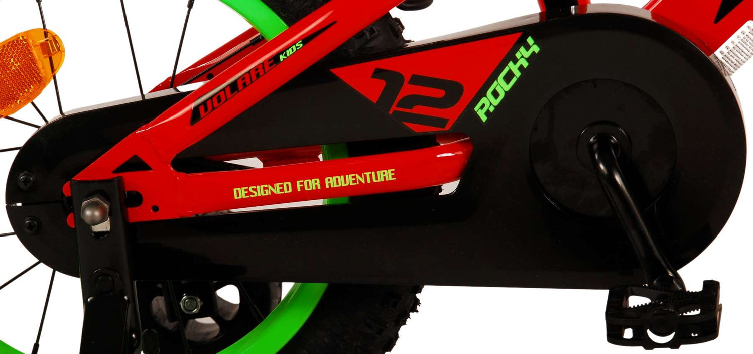 Volare Rocky Kinderfahrrad - Jungen - 14 Zoll - Rot