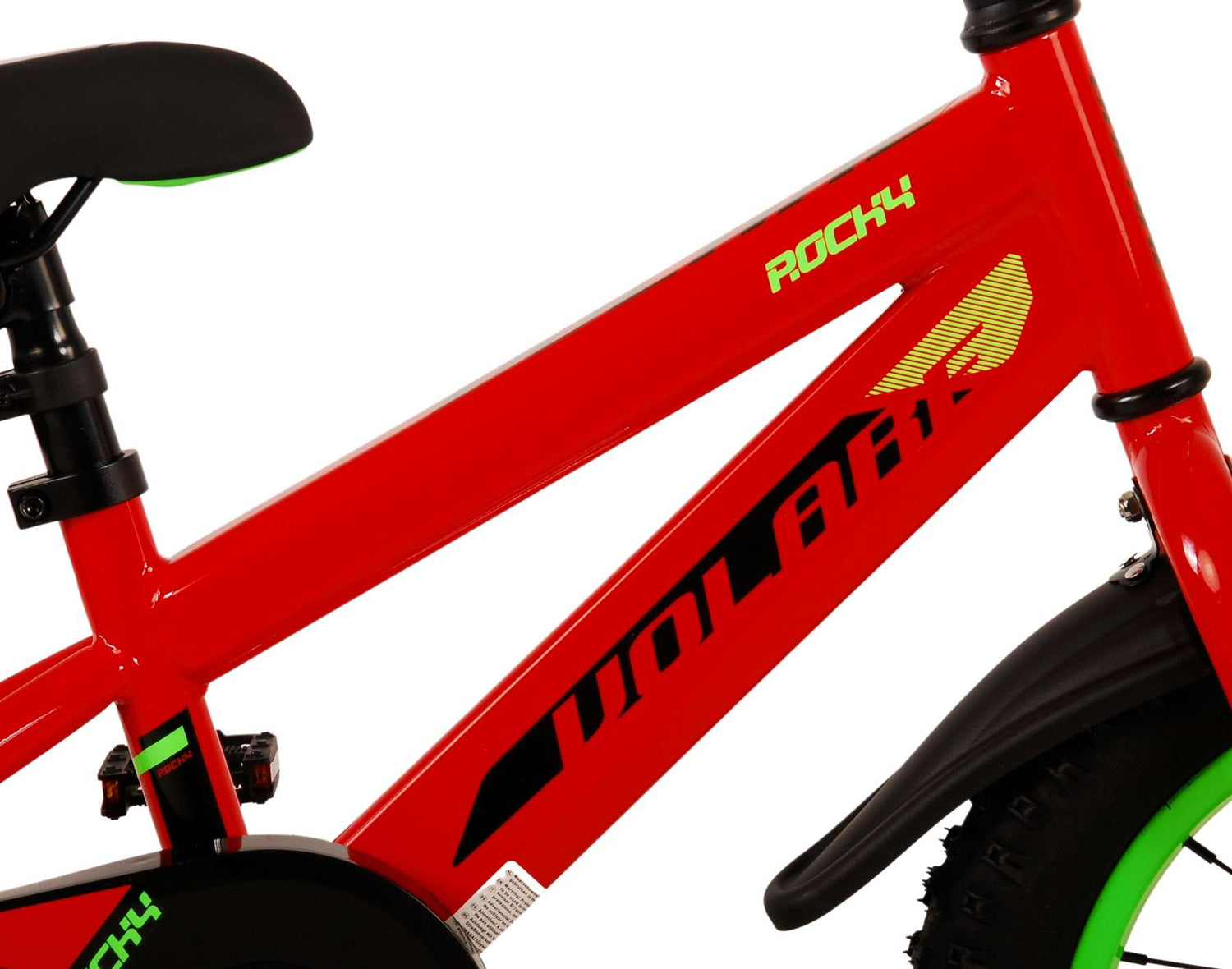 Volare Rocky Kinderfahrrad - Jungen - 14 Zoll - Rot