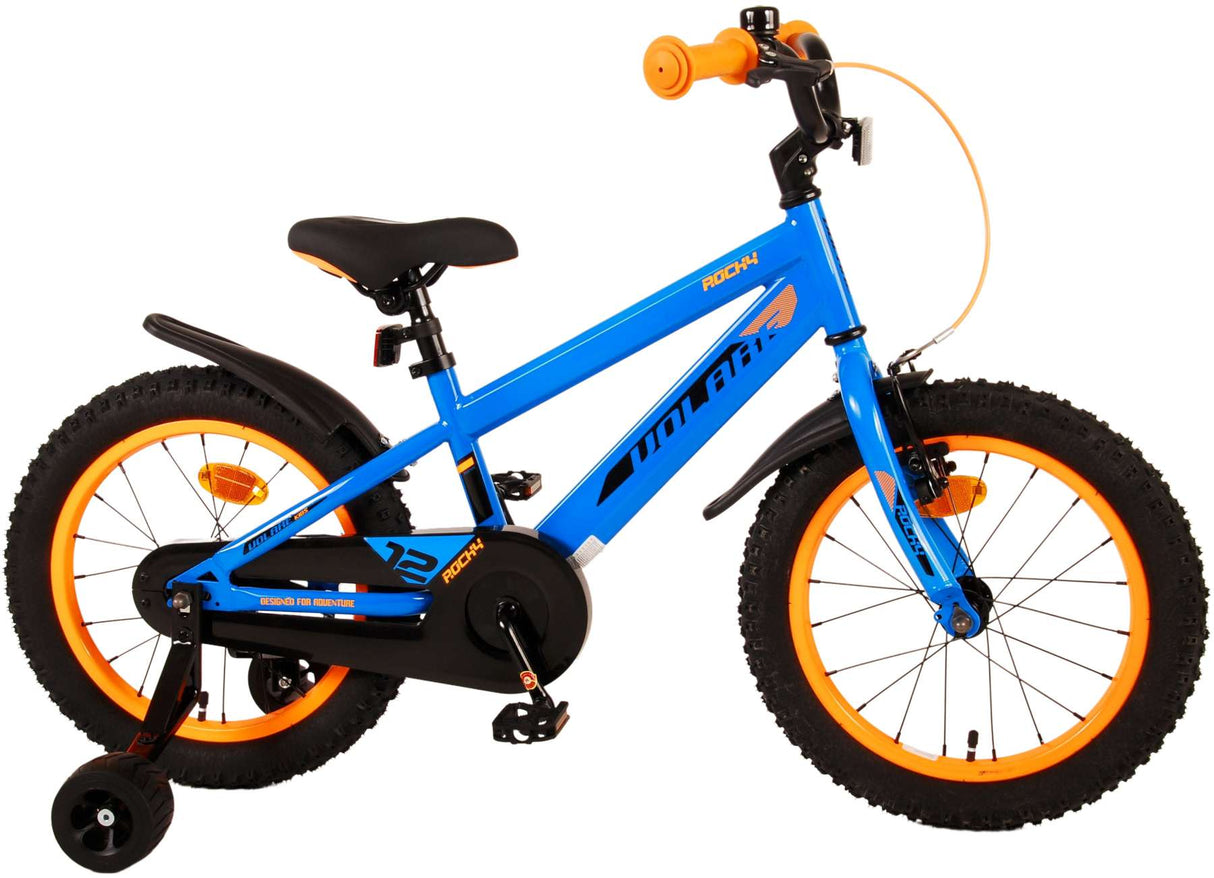 Volare Rocky Kinderfahrrad - Jungen - 16 Zoll - Blau