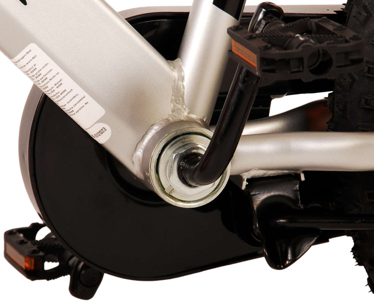 Volare Rocky Kinderfahrrad - Jungen - 16 Zoll - Grau