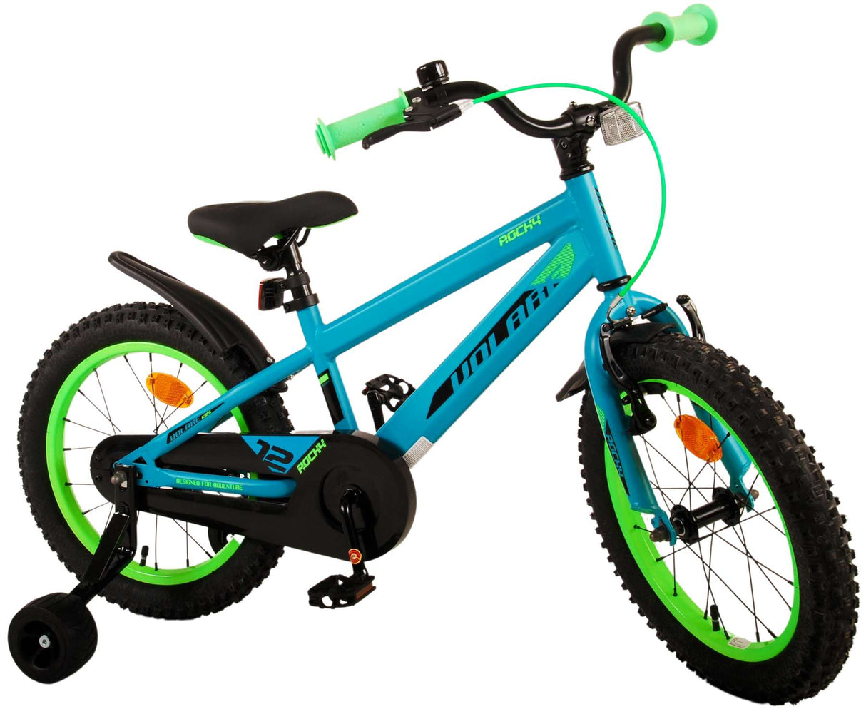 Volare Rocky Kinderfahrrad - Jungen - 16 Zoll - Grün