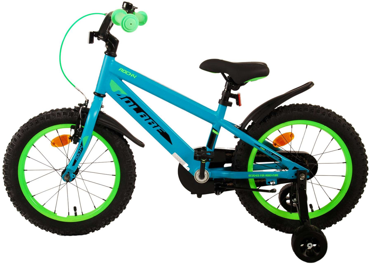 Volare Rocky Kinderfahrrad - Jungen - 16 Zoll - Grün