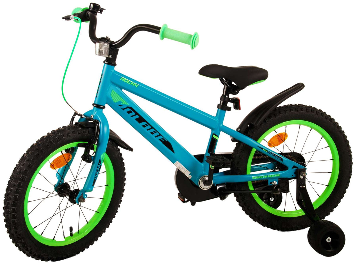 Volare Rocky Kinderfahrrad - Jungen - 16 Zoll - Grün