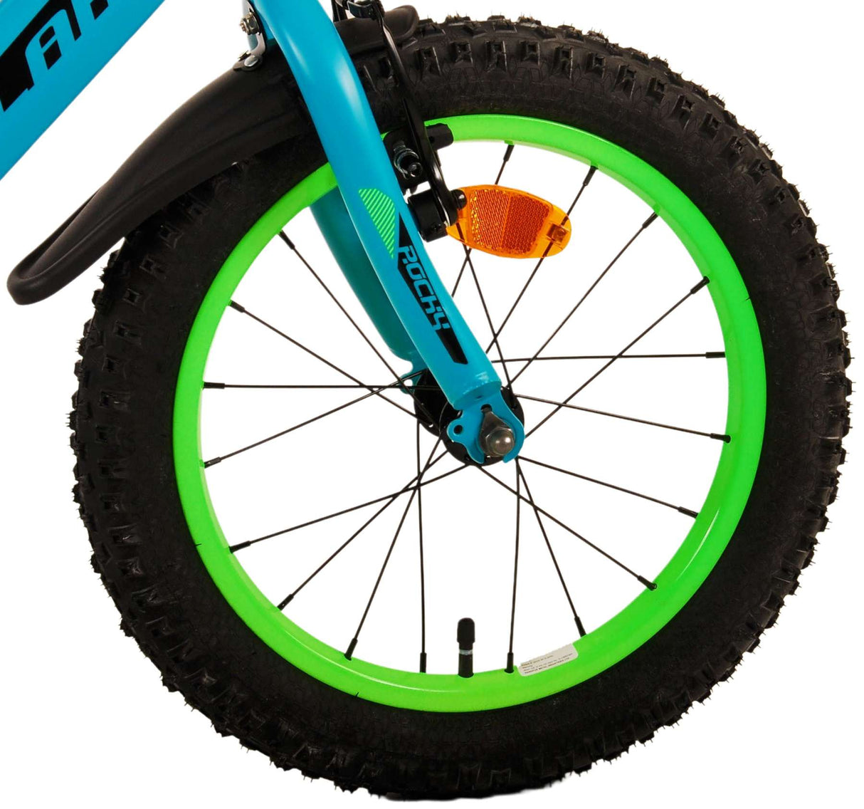 Volare Rocky Kinderfahrrad - Jungen - 16 Zoll - Grün