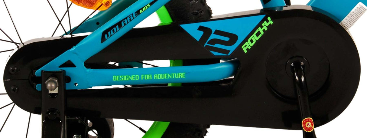 Volare Rocky Kinderfahrrad - Jungen - 16 Zoll - Grün