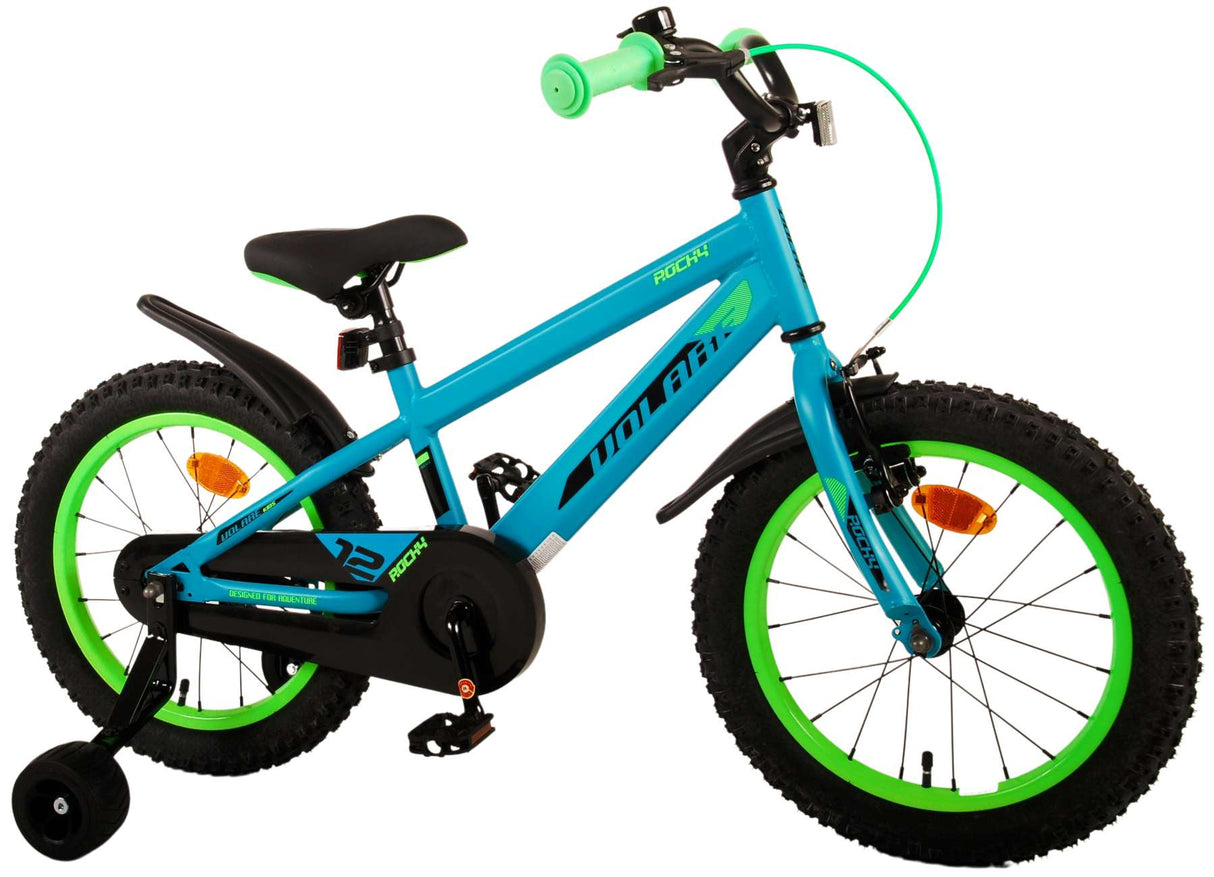 Volare Rocky Kinderfahrrad - Jungen - 16 Zoll - Grün