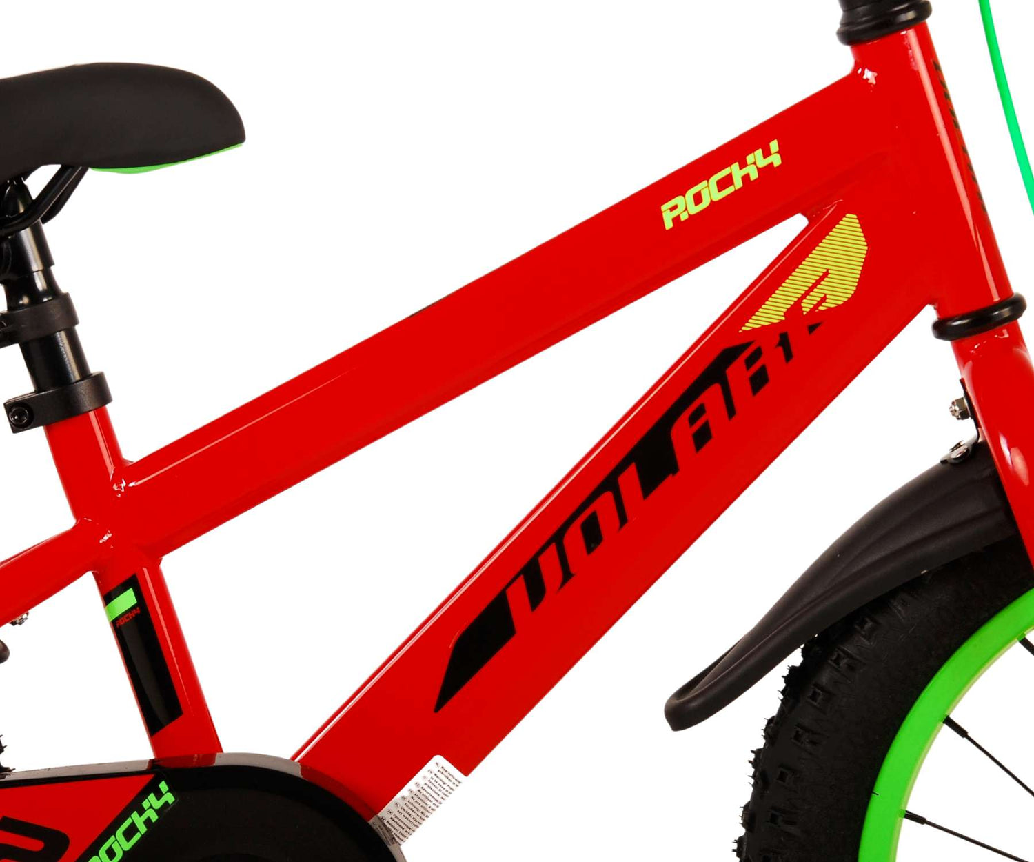 Volare Rocky Kinderfahrrad - Jungen - 16 Zoll - Rot
