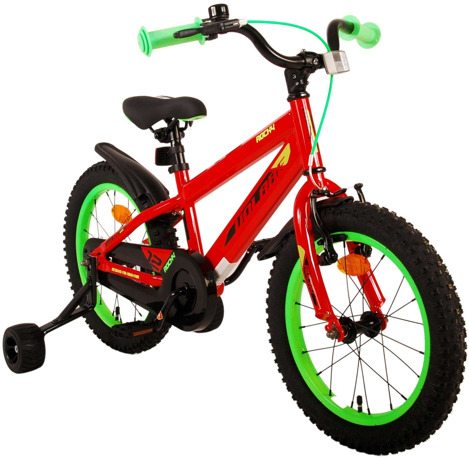 Volare Rocky Kinderfahrrad - Jungen - 16 Zoll - Rot