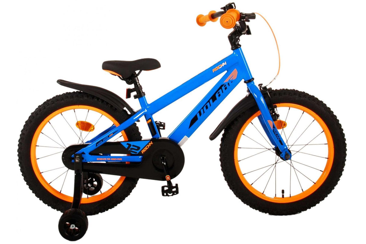 Volare Rocky Kinderfahrrad - Jungen - 18 Zoll - Blau