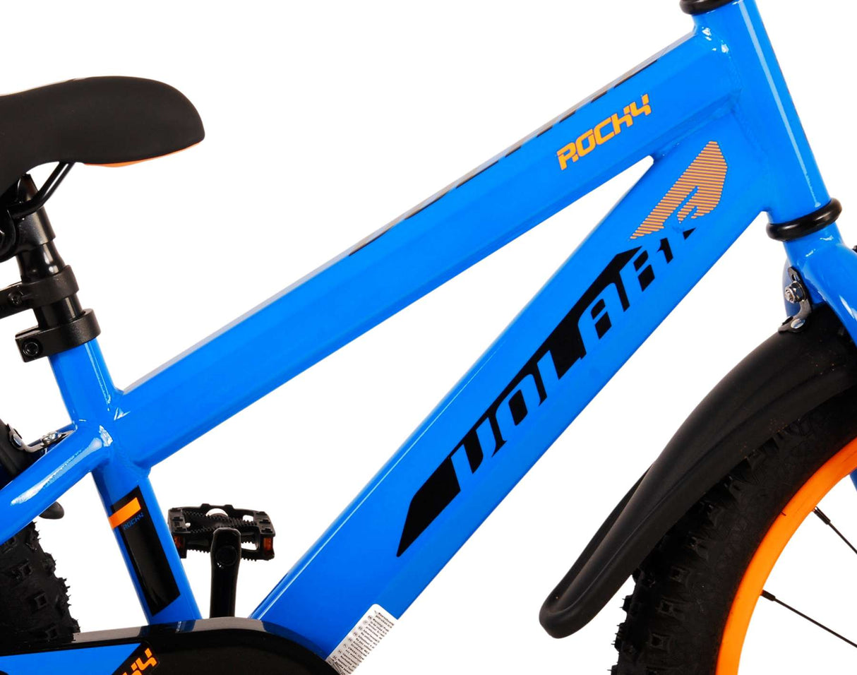 Volare Rocky Kinderfahrrad - Jungen - 18 Zoll - Blau