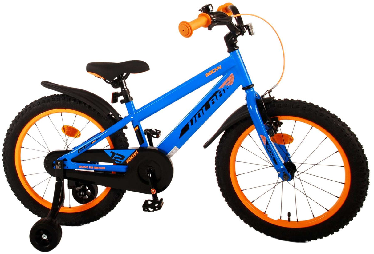 Volare Rocky Kinderfahrrad - Jungen - 18 Zoll - Blau