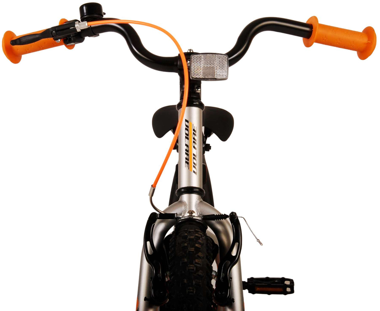 Volare Rocky Kinderfahrrad - Jungen - 18 Zoll - Grau