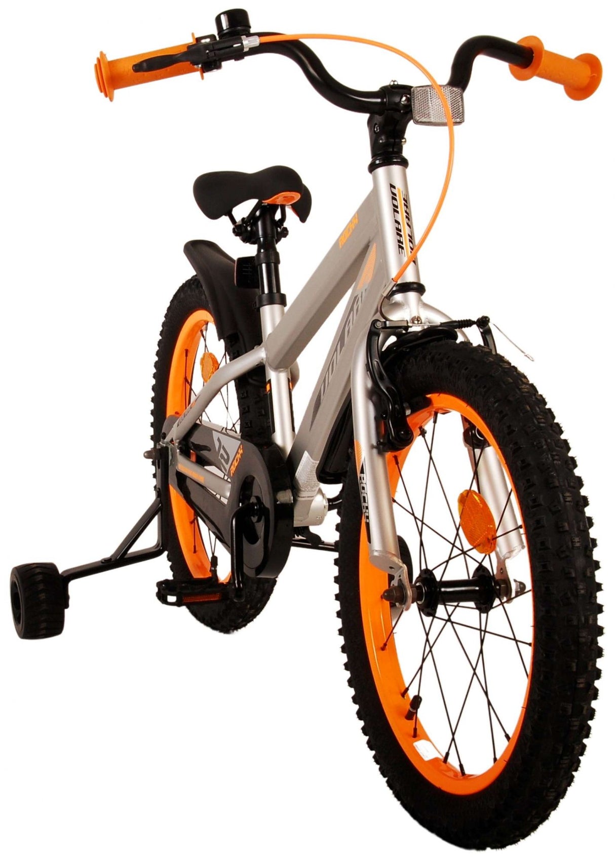 Volare Rocky Kinderfahrrad - Jungen - 18 Zoll - Grau