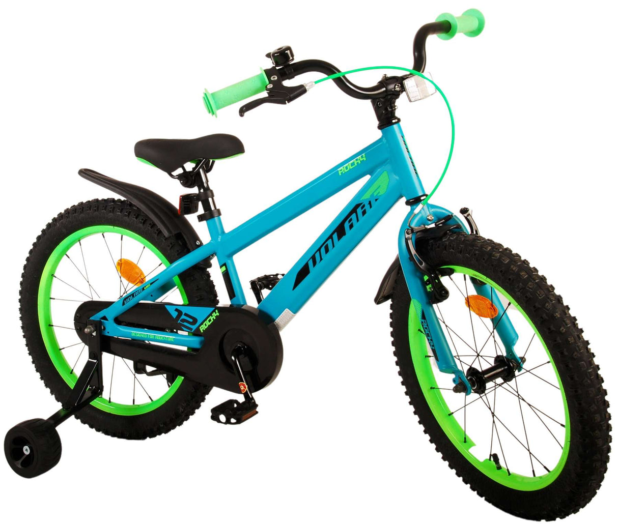 Volare Rocky Kinderfahrrad - Jungen - 18 Zoll - Grün
