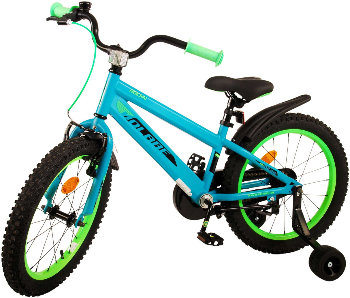 Volare Rocky Kinderfahrrad - Jungen - 18 Zoll - Grün