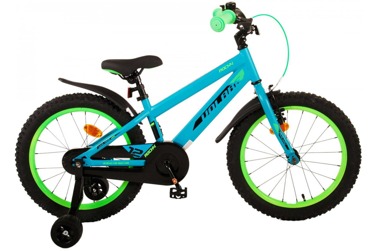 Volare Rocky Kinderfahrrad - Jungen - 18 Zoll - Grün
