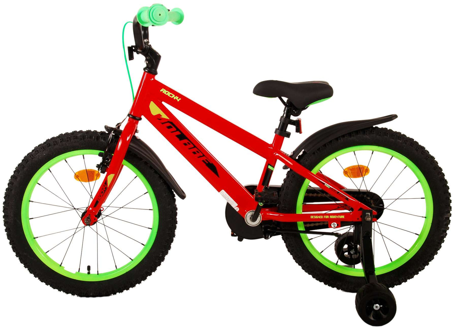 Volare Rocky Kinderfahrrad - Jungen - 18 Zoll - Rot