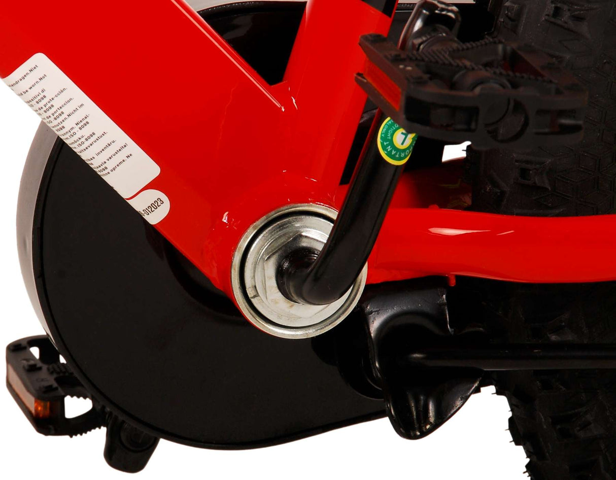 Volare Rocky Kinderfahrrad - Jungen - 18 Zoll - Rot