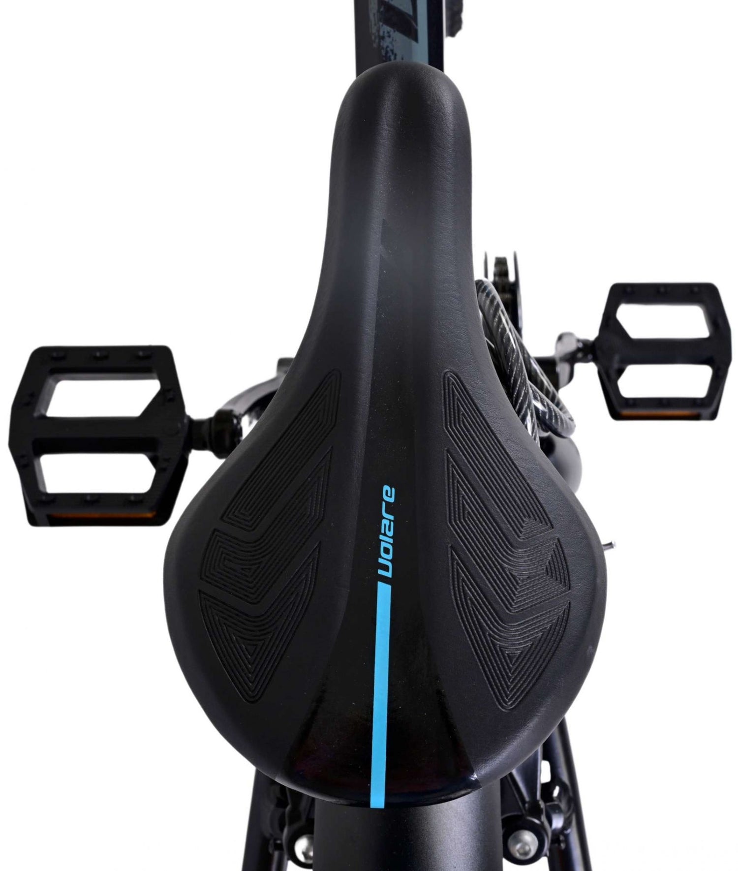 Volare Rocky Kinderfahrrad - 20 Zoll - Schwarz Blau - 95% fertig - 6 speed - Prime Collection